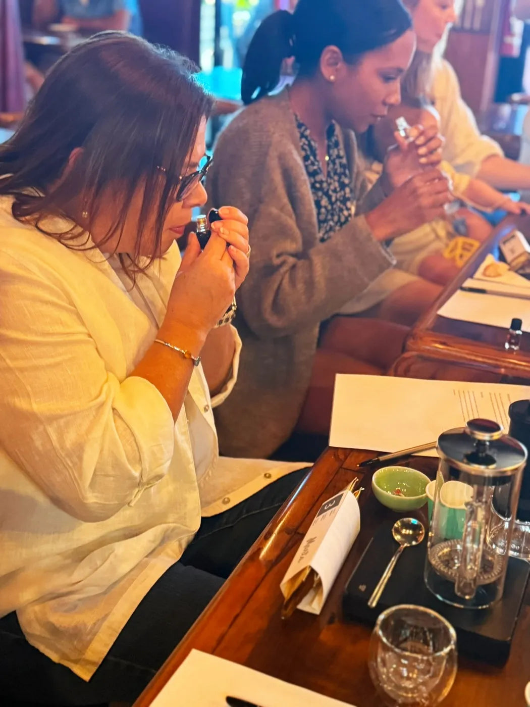 Group coffee tasting experience with Colombian specialty coffee
